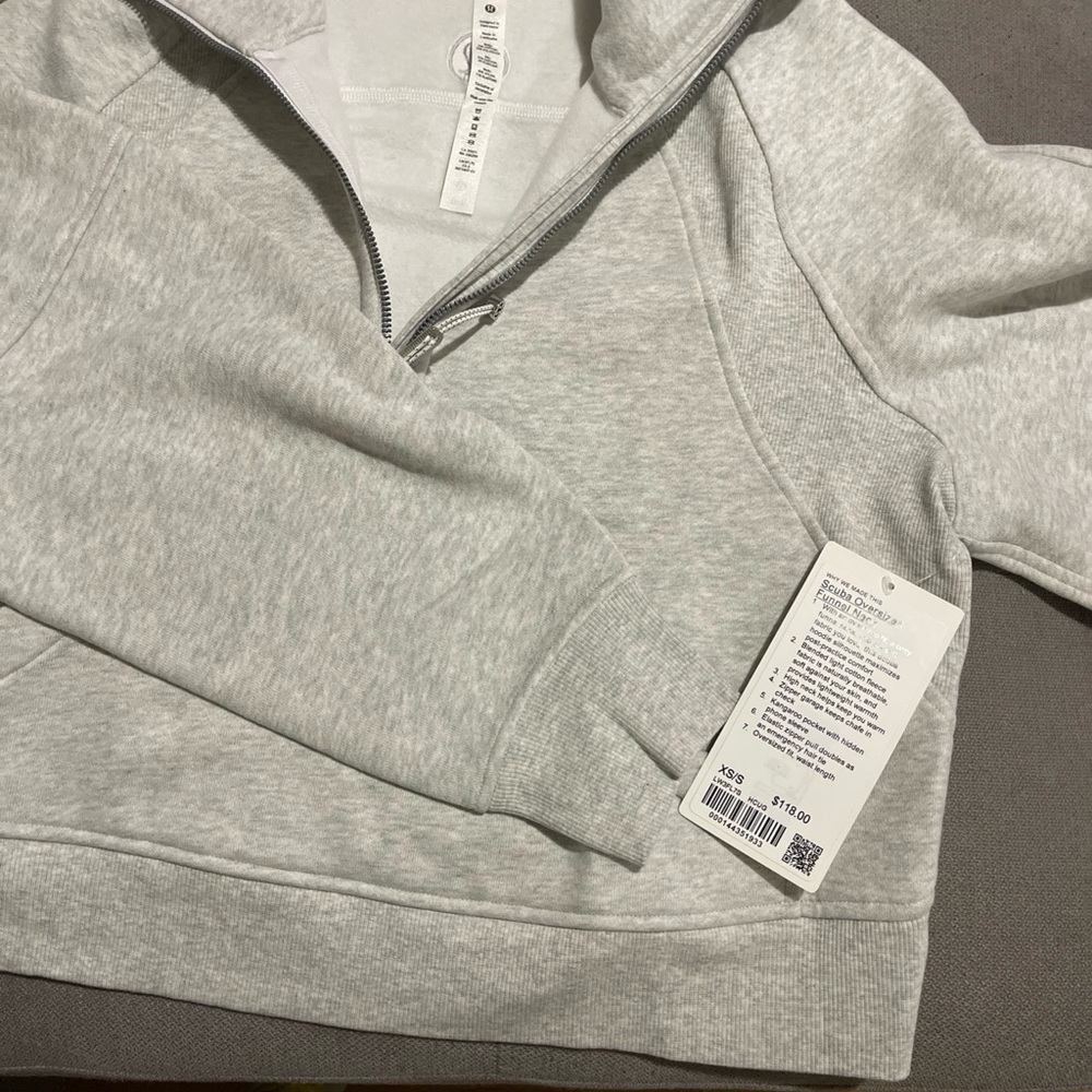 Gray Zip-Up Hoodie